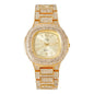 Ladies Iced-Out 40mm Metal Band Watch - 8815-MB