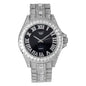 Urban Iced Out 51mm Metal Band Watch - 9161X-MB