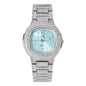 Ladies Iced-Out 40mm Metal Band Watch - 8815-MB