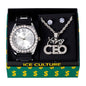 Watch and Young CEO Necklace with Earrings Gift Set - W1K-126