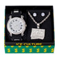 Watch and Necklace with Earrings Gift Set - W1K-129