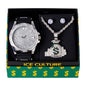 Watch and Necklace with Earrings Gift Set - W1K-132