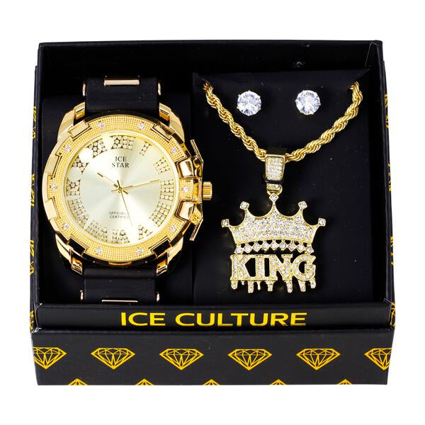 Watch and Necklace with Earrings Gift Set - W1K-159