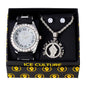 Watch and BLM Necklace with Earrings Gift Set - W1K-169