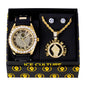 Watch and BLM Necklace with Earrings Gift Set - W1K-169