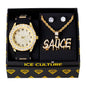 Watch and Necklace with Earrings Gift Set - W1K-158