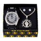 Watch and BLM Necklace with Earrings Gift Set - W1K-169