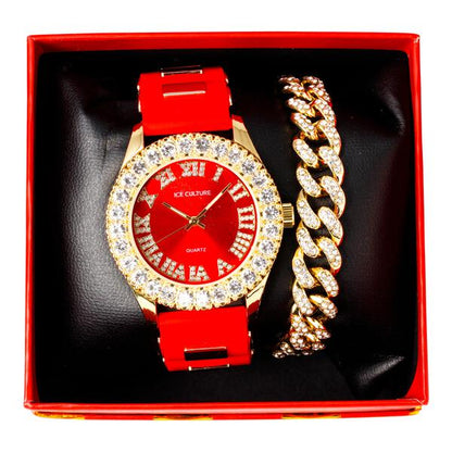 Watch and Bracelet Gift Set - 8732X-121