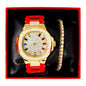 Watch and Bracelet Gift Set - 8731R-402