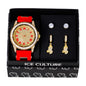 Watch and 2on Praying Hands Earring Gift Set - MSE-126