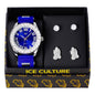 Watch and 2on Praying Hand Earring Gift Set - MSE-106