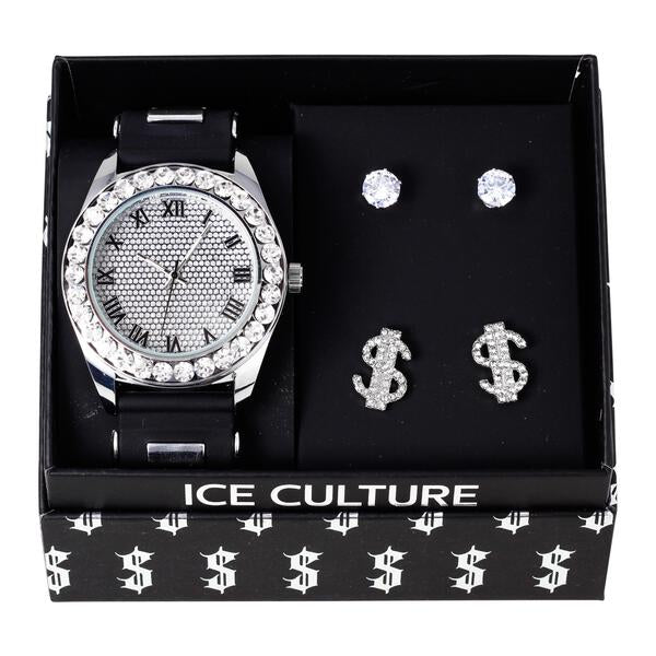 Watch and 2on Money Earring Gift Set - MSE-109
