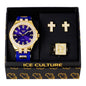 Watch and Cross Ring and Earrings Gift Set - WRE-103