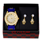 Watch and Basketball Dangling Earring Gift Set - MSE-117