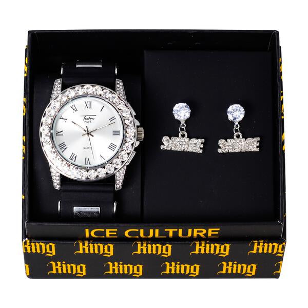 Watch and Savage Dangling Earring Gift Set - MSE-121