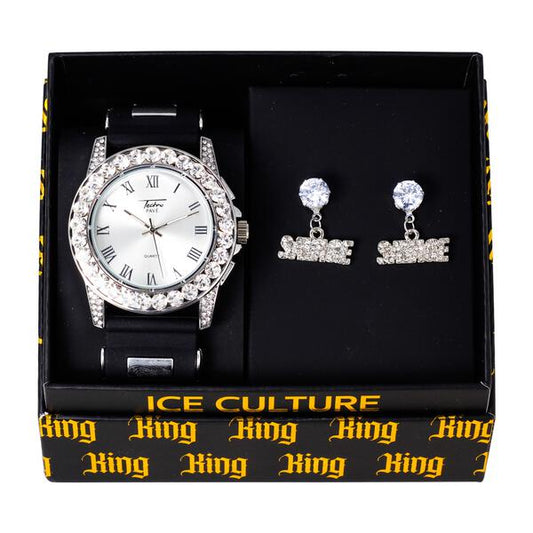 Watch and Savage Dangling Earring Gift Set - MSE-121