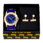 Watch and Savage Dangling Earring Gift Set - MSE-121