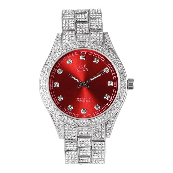 Urban Iced Out 44mm Metal Band Watch - 9120-MB