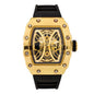 Iced Out 42.5mm Tonneau Watch - 9686-SB
