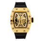 Iced Out 42.5mm Tonneau Watch - 9686-SB