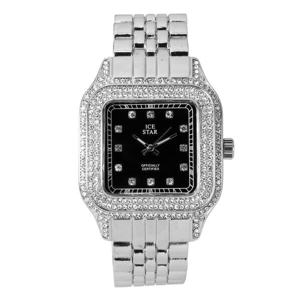 Urban Iced Out 40mm Metal Band Watch - 9196-MB
