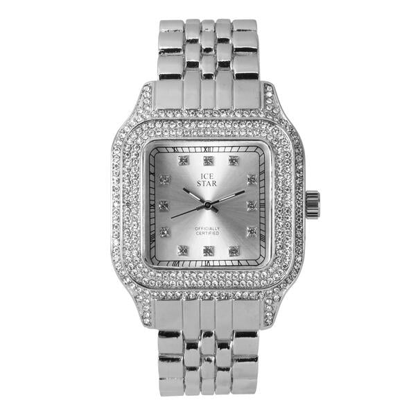 Urban Iced Out 40mm Metal Band Watch - 9196-MB