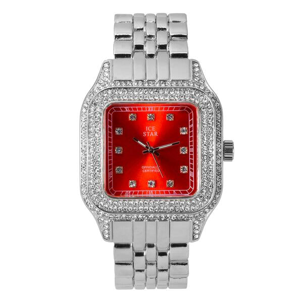 Urban Iced Out 40mm Metal Band Watch - 9196-MB