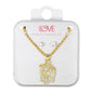 Ladies Jesus Necklace with Earrings Set - DD-HC-295