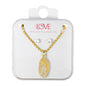 Ladies Virgin Mary Necklace with Earrings Set - DD-HC-334G