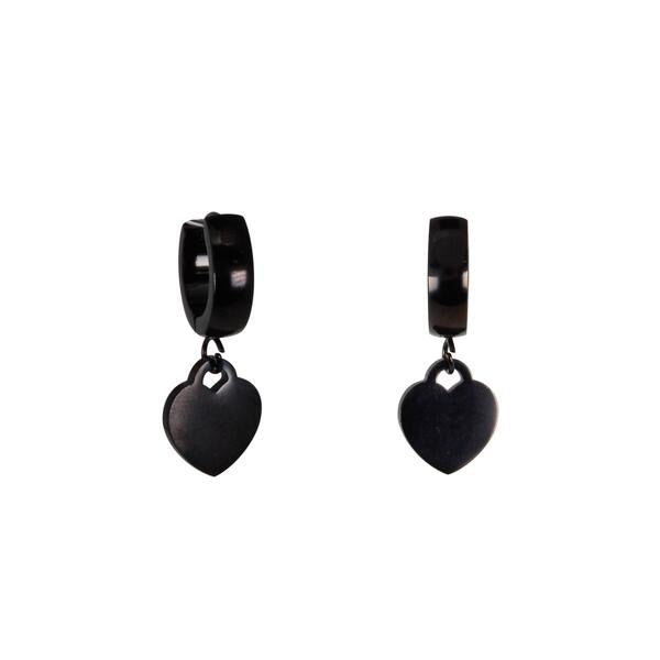 Dangling Heart Huggie Earring - SE-402
