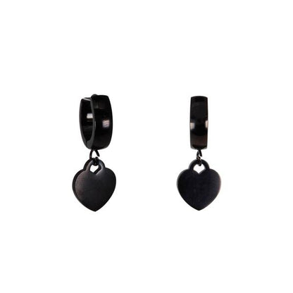 Dangling Heart Huggie Earring - SE-402