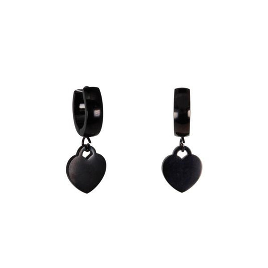 Dangling Heart Huggie Earring - SE-402
