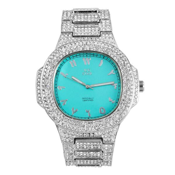 Urban Arab Dial 51mm Metal Band Watch - 8712-TB