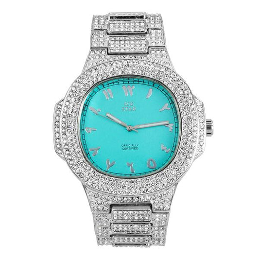 Urban Arab Dial 51mm Metal Band Watch - 8712-TB