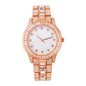 Ladies Iced-Out Metal Band Watch - 9517B-MB