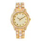 Ladies Iced-Out Metal Band Watch - 9517B-MB