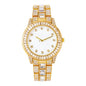 Ladies Iced-Out Metal Band Watch - 9517B-MB