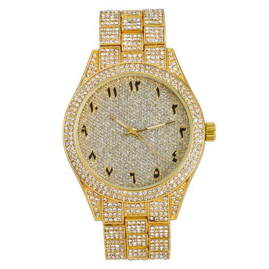 Urban Arab Dial 44mm Metal Band Watch - 9120K-MB