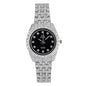 Ladies Iced-Out 32mm Metal Band Watch - 9531-MB