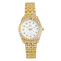 Ladies Iced-Out 32mm Metal Band Watch - 9531-MB