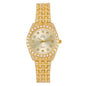 Ladies Iced-Out 32mm Metal Band Watch - 9531-MB