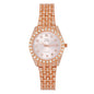 Ladies Iced-Out 32mm Metal Band Watch - 9531-MB