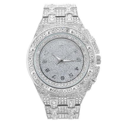 Urban Iced Out 47mm Metal Band Watch - 9264N-MB