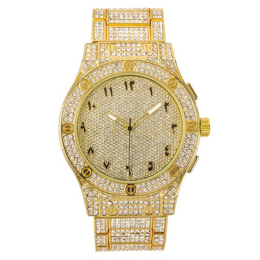 Urban Arab Dial 44mm Metal Band Watch - 9195K-MB