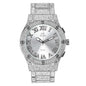 Urban Iced Out 44mm Metal Band Watch - 9195S-MB