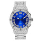 Urban Iced Out 44mm Metal Band Watch - 9195S-MB