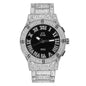 Urban Iced Out 44mm Metal Band Watch - 9195S-MB