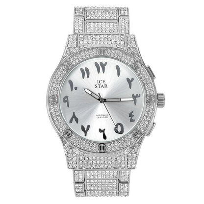 Urban Arab Dial 44mm Metal Band Watch - 9195T-MB