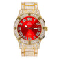 Urban Iced Out 44mm Metal Band Watch - 9195S-MB