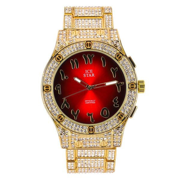 Urban Arab Dial 44mm Metal Band Watch - 9195T-MB